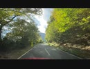 紅葉を見に蔵王エコーラインを目指すドライブ　7　マツダ２車載　秋保の山道から釜房ダムの裏側の道　2022　1029