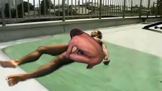 遠野にオイルを塗るタクヤさん