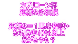 カプリコーン杯距離S必須説