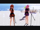 【MMD】らぶ式Saya・Cocoで『愛が止まらない』gothic maid ver.