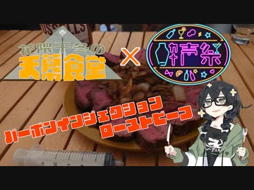 【第二回酔声祭】花隈千冬の天幕食堂　バーボンインジェクションローストビーフ【CeVIO AI キャンプ】