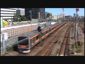 【中央線】中野駅に進入する209系
