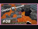 【Minecraft】 #8 シルバーフィッシュ退治 あとダイヤ 【Captive Minecraft】