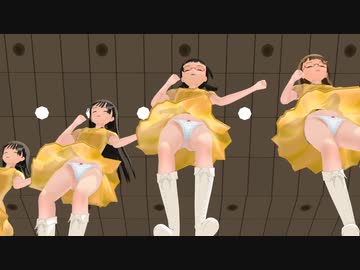 【MMD】てとらーず6人が全日本鼓笛BAND風でMusic hourを踊る