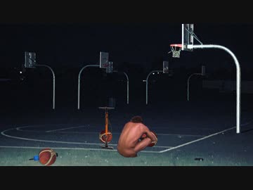 ボールの空気入れを任されたものの、ポンプの使い方がわからず苦戦しているうちに日が暮れてしまったタクヤさん