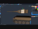 【メイキング】ボクセルアートで戦車作った時の映像/ティーガーⅠ/作業用BGM