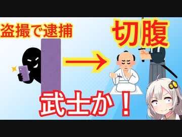 【令和の侍】盗撮した男、「死んで詫びるしかない」と切腹するも生還する