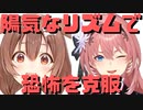 【コメ付き】陽気なリズムで恐怖を克服するころねとルイ姉【ホロライブ切り抜き】