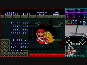 マリコレ版スーパーマリオブラザーズ２　ワープなしD-4　36:13.620