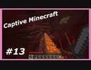 【Minecraft】 #13 ネザーの流れる溶岩 【Captive Minecraft】