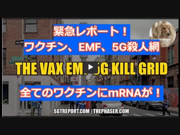 【緊急レポート】ワクチン、EMF（電磁場）、５G殺人網