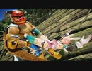 [鉄拳7 ryona]バニーアリサに獅子舞キングがジャイアントスイング