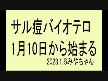 ビルゲイツのシナリオで、バイオテロのサル痘により世界で2億亡くなる