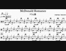 King Gnu - McDonald Romance【ドラム譜】drums score　楽譜