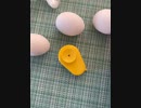 ゆで卵つくりま〜す　DAISOのプッチン穴開け器