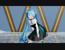 MMD TDA Miku Black Vintage ( APPLE PIE )