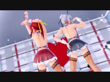 【東方MMD】咲夜美鈴でLoveMeIfYouCan