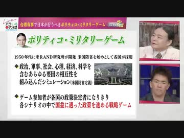 台湾有事で日本が行うべきポリティコ・ミリタリーゲーム Dr.苫米地 (2022年12月12日)