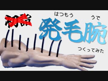 【エセ初詣】発毛腕（八ツ毛腕）つくってみた【ゆっくり実況】