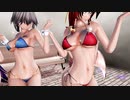 【東方MMD】紅魔組５人で「横乳お誘いダンス」1080P