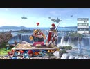 ワリオの上投げ空上が初めて4HITした！！