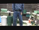 リーバイス：ワークシャツXL：プリズンブルース PRISON BLUES ダブルニーワークジーンズ サスペンダーボタン リジッドブルー