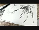 ボールペン一発描き配信 ① 【切り抜き動画】