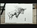 ボールペン一発描き配信 ② 【切り抜き動画】