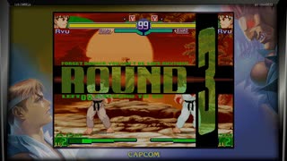 ストリートファイターZERO3　プレイ動画　隆VS汚い隆(自分)