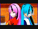 MMD、瑠香、美空、計2人、で、愛DEE
