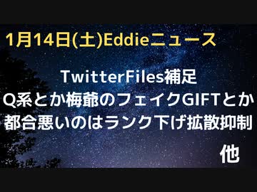 TwitterFiles補足　きゅー系とか梅爺のフェイクGIFとか、都合の良くないものは民主党全国委員会らからの依頼で削除まで行かなくとも拡散抑制を行っていた