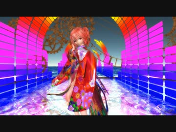 【MMD】【230114】純情スカート Tda式 重音テト kimono Japan style【sdPBR430】【993】