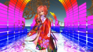 【MMD】【230114】純情スカート Tda式 重音テト kimono Japan style【sdPBR430】【993】