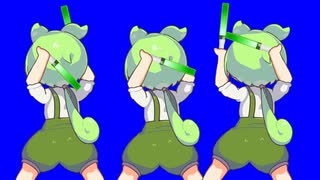 ずんだもんのオタ芸エロい！妖精のペンラがこんなに邪魔でライブが楽しめないなんて