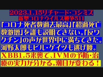 【2023年01月15日：リチャード・コシミズ Internet 講演 （ ニコニコ生放送 ）（ 改良版 ）】