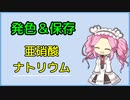 [voicevox解説]　発色＆保存　亜硝酸ナトリウム