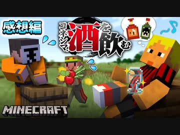 マイクラで造ったお酒、現実で飲んでみようと思います【マインクラフト/コネシマ､酒を飲む】の感想 2023年1月17日