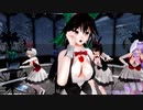 【東方MMD】鈴仙・妖夢・お空・文で「ポーカーフェイス」1080P