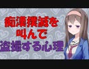 痴漢撲滅を叫びつつ盗撮しちゃう変態を心理学的に見てみた【VOICEROID解説】