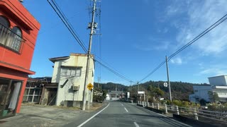 宮城栗原、登米、涌谷神社巡りドライブ　4　広域農道を栗原の櫻田山神社へ4　マツダ２車載　2022　1126