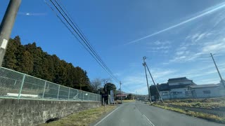 宮城栗原、登米、涌谷神社巡りドライブ　6　櫻田山神社から佐沼方面へ　マツダ２車載　2022　1126