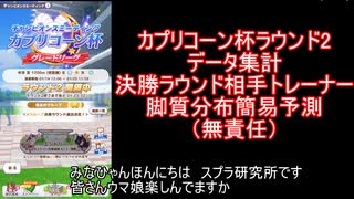 カプリコーン杯ラウンド2集計データ