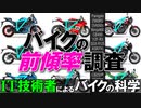 バイクの前傾率調査〜ケツ痛から地獄前傾まで
