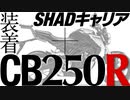 《意外にスッキリ》CB250R＋SHADリアキャリア装着