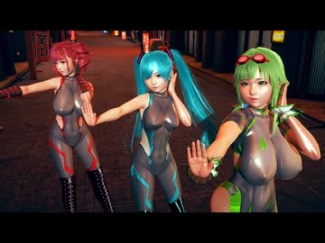 【GUMI・重音テト・初音ミク】3人で『ECHO』【編集がんがった】