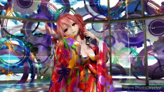 【MMD】【230119】鎖の少女-Re Alive- Tda式 重音テト kimono Japan style【sdPBR430】【995】