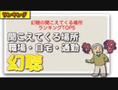 幻聴の聞こえてくる場所ランキングTOP5