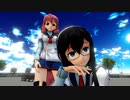【MMD艦これ】大淀と明石でKiss me 愛してる