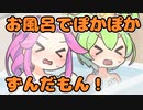 お風呂でぽかぽかずんだもん！