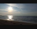 海に沈む夕日を撮影しようとして失敗した奴　(波の音）